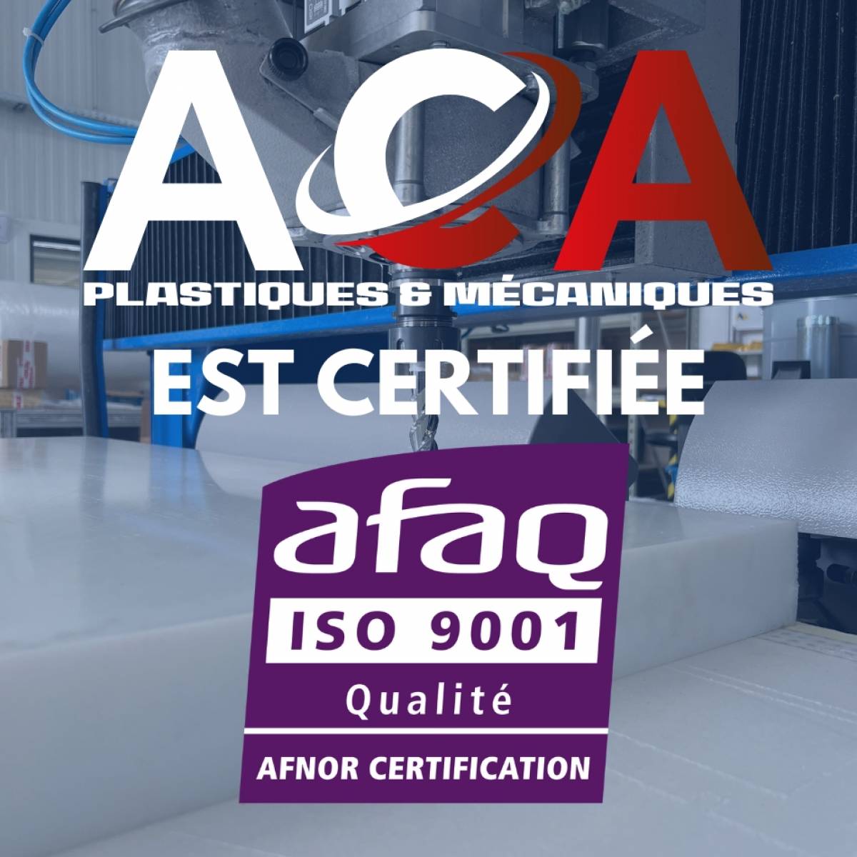 Entreprise usinage ISO 9001